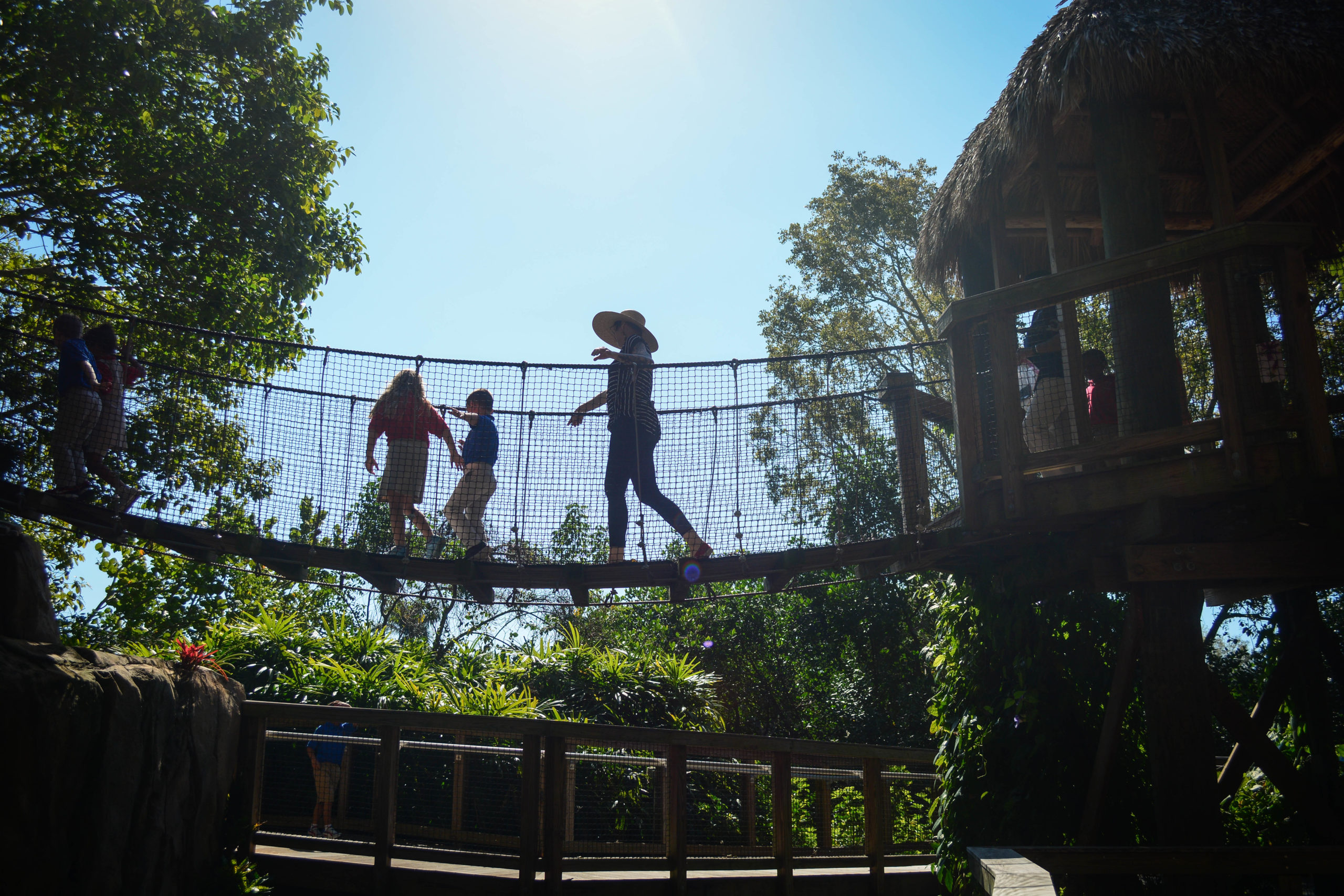 DSC_1021-1 Children walking across bridge