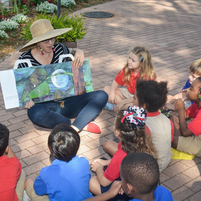 Education_ Tracy Calla Wild About Literacy with Alta Vista Students 3.2020 Childrens Education at Selby