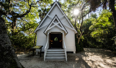 Mary's Chapel at Selby Gardens' Historic Spanish Point campus Marys Chapel at spanish Point